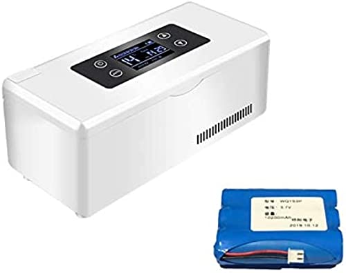 Insulinkühler 2~8℃ Tragbarer Medikamentenkühlschrank Mini-Medizin-Kühlbox mit Kühlschrankraum für Reiseauto,A von HUANGEDQ