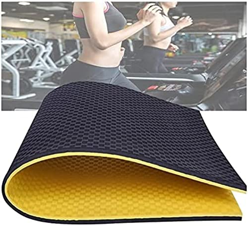 Laufband Stoßdämpfende Matte Home Antivibrationsmatte Fitness Sport Bodenschutzmatte Geeignet für Laufband, Heimtrainer, Spinning, Sprungmatte,B,80 * 170 * 2,5cm von HUANGEDQ