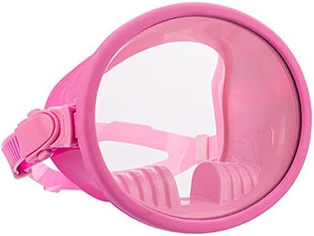 Schutzbrille Tauchen Runde Klare Silikon Retro Tauchmaske Mit Kompensator,D,Einheitsgröße von HUANGEDQ