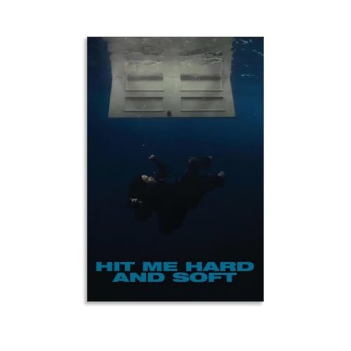HUANGFX Kunstdruck auf Leinwand, Motiv: Hit Me Hard and Soft, 50 x 75 cm, ungerahmt von HUANGFX