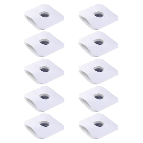 HUANGING 2,2 cm (7/10/12 Zoll) doppellagige Schallplattenhüllen, Aufbewahrungstaschen, Schutz, Haltbarkeit, 10 Stück von HUANGING