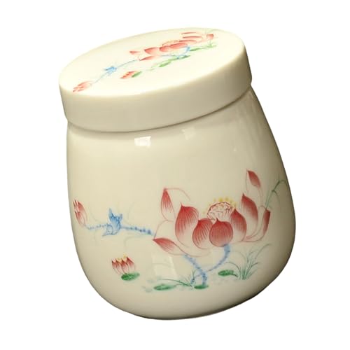 Multifunktionaler Porzellan-Lebensmittelbehälter mit Deckel, 220 ml, zum Dämpfen von Eiern, Kochen von Suppen, Wärmespeicherung, isoliertes Keramikschüssel von HUANGING