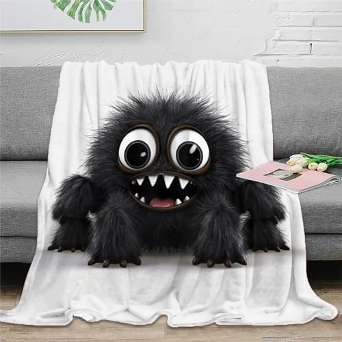 Cartoon Spinne Couchdecke Fleecedecke 3D Druck Sofadecke Wohndecke Flauschig Warm Bett Decken Tagesdecke Weichen Flauschig Kuscheldecke Für Mädchen Jungen 40x50inch(100x130cm) von HUANGJIAHUI