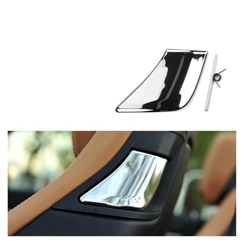 HUANGSHIJUNOUS Auto Vordersitz Rückenlehne Verriegelung Schalter Abdeckung Griff Kompatibel mit W207 W204 CE Coupe Klasse E200 E260 E300 E400 2009-2015(Light Left) von HUANGSHIJUNOUS