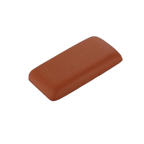 HUANGSHIJUNOUS 1 stücke Selbstklebende Unterstützung Weiche Kissen Fußpflege Center Console Auto Knie Pad Innen Zubehör Abnehmbare Armlehne Memory Foam(Brown) von HUANGSHIJUNOUS