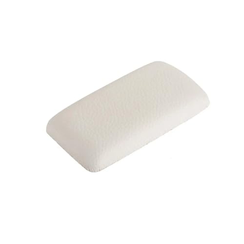 HUANGSHIJUNOUS 1 stücke Selbstklebende Unterstützung Weiche Kissen Fußpflege Center Console Auto Knie Pad Innen Zubehör Abnehmbare Armlehne Memory Foam(White) von HUANGSHIJUNOUS
