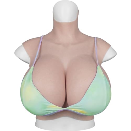 Silikon Brüste Realistisch Brustprothesen Künstliche Brüste Silikon Gefüllt I Cup, Brustprothese Künstliche Brust Brustprothese, Silikon Brust Brustformen Brustprothese künstliche Brüste, Elfenbein von HUANQIN