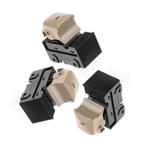 Für Hyundai Für Elantra 2012-2016 Elektrische Fenster Glas Heber Control Schalter Taste Auto 935804V000 93580-4V000(3 pcs-beige) von HUANSUN