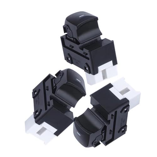 Für Hyundai Für Elantra 2012-2016 Elektrische Fenster Glas Heber Control Schalter Taste Auto 935804V000 93580-4V000(3 pcs-black) von HUANSUN