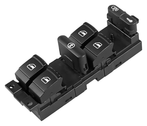 Für Passat Golf für Bora Schalter Glas Auto Schalter Hauptsteuerung 1J4959857B (Child Lock) von HUANSUN