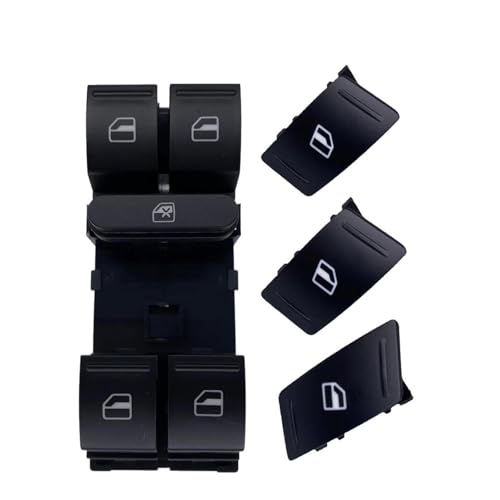 Für Skoda Für Fabia Für Octavia II Für Combi Passagier Fahrer Elektrische Fenster Control Schalter Glas Heber Taste 1Z0959858B(4pcs) von HUANSUN