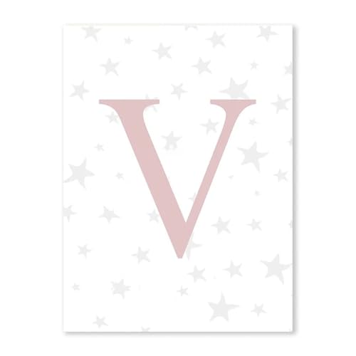 HUANTY Wandbilder auf Leinwand Rosa Fee Regenbogen Ballon Mädchen Schlafzimmer Poster Baby Kinderzimmer Wand Kunst Leinwand Malerei Kawaii Tier Bild Kinderzimmer Dekor(E1,30x40cm) von HUANTY
