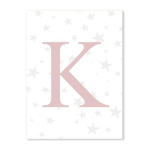 HUANTY Wandbilder auf Leinwand Rosa Fee Regenbogen Ballon Mädchen Schlafzimmer Poster Baby Kinderzimmer Wand Kunst Leinwand Malerei Kawaii Tier Bild Kinderzimmer Dekor(T,30x40cm) von HUANTY