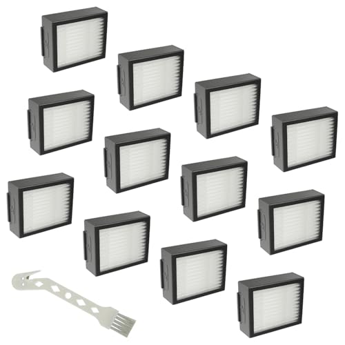 HUAREW 12 Stück Ersatz Filter kompatibel mit iRobot Roomba E5 E6 i3 i3+ i7 i7+ j7 e5154 e5158 Ersatzteile von HUAREW
