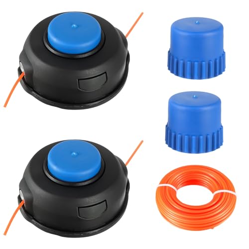 HUAREW 2 Stück T25 Rasentrimmerkopf für Husqvarna 966674401 122LDX 124L 125L 125LDX 128L 128LD, mit 2 Anschlagknopf und 15 m 2,4 mm Rasentrimmerfaden HUAREW 2 Stück T25 Rasentrimmerkopf für Husqvarna 966674401 122LDX 124L 125L 125LDX 128L 128LD, mit 2 Anschlagknopf und 15 m 2,4 mm Rasentrimmerfaden von HUAREW