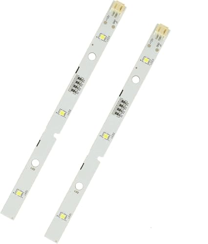 HUAREW LED-Lichtleiste für Kühlschrank E349766 MDDZ-162A 1629348 1529227 DC12V 2W, Ersatz-Kühlschranklampe kompatibel mit Kühlschrank KIFF5017 KIFF5020 KIFF7017 KIFF7020 KIFF7020(2 Stück) von HUAREW