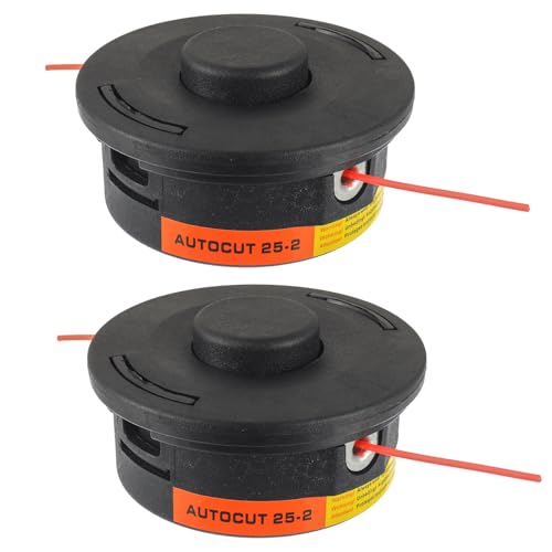HUAREW Mähkopf AutoCut 25-2 40027102108 für Stihl FS55 FS55R FS80 FS85 FS90 FS90R FS100 FS110 FS130 FS250 Mähkopf Ersatzteile Rasentrimmer Zubehör（2 Stück） von HUAREW