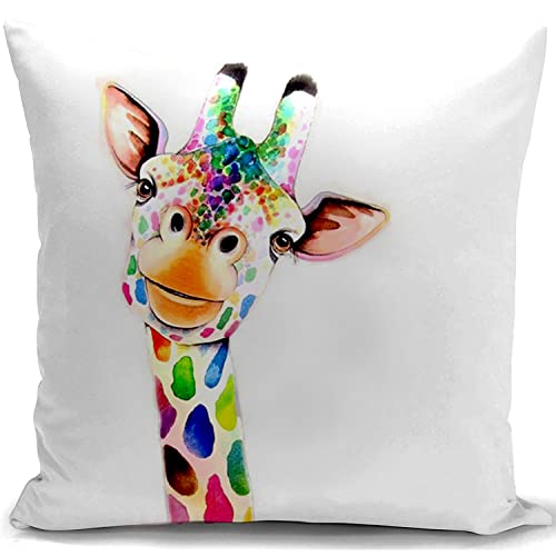 Kissenbezug Giraffe Kissen deko Geschenke für sofakissen kissenbezüge dekokissen couchkissen kissenhülle Sofa Schlafzimmer Wohnzimmer Zimmer zierkissen von HUASHUZI