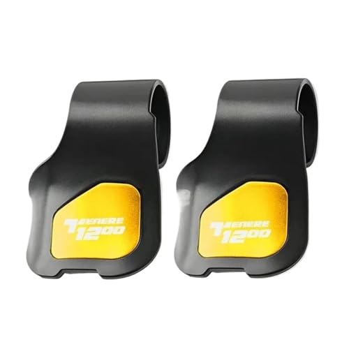 HUAWAMOTO Moto Trottle Booster Clip Accelerator Unterstützen Lenker Arbeitsersparnis Für Yamaha Super Tenere 1200 Tenere1200 XT1200Z XTZ(1Pair Gold) von HUAWAMOTO