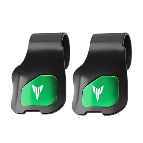HUAWAMOTO Trottle Booster Clip Accelerator Assist Lenker Arbeitsersparnis Für Yamaha MT01 MT09 MT07 MT10 MT03 MT 09 07 03 10 MT-09 MT(1Pair Green) von HUAWAMOTO