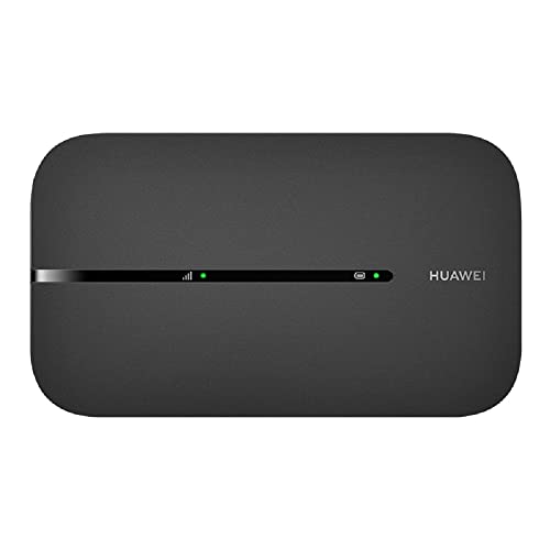 HUAWEI 4G Mobile WiFi 3-Mobile WiFi 4G LTE(CAT7+)Access Point, Download-Geschwindigkeit bis zu 300 Mbps, 1500 mAh Wiederaufladbarer Akku, Keine Konfiguration erforderlich, Schwarz, One Size, 51071URW von HUAWEI