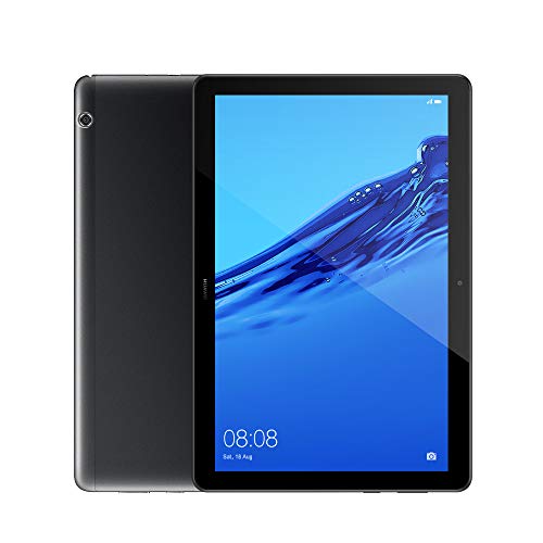 HUAWEI MediaPad T5 - 10,1 Zoll Android 8.0 Tablet, 1080P Full HD Display, Kirin 695 Octa-Core Prozessor, RAM 2GB, ROM 16GB, Dual Stereo Lautsprecher, 5100mAh großer Akku, schwarz von HUAWEI