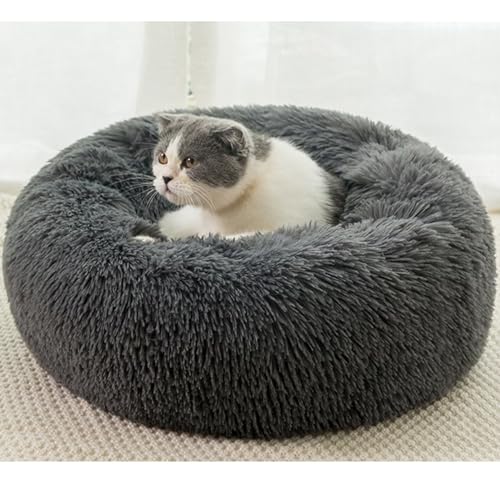 HUAXIQUE Hundebett Flauschig Hundebett Kuschelig katzenbettfür Katzen Und Kleine Mittelgroße Hunde undekissen Waschbar Flauschig Hundematte Flauschiges Hundebett 40cm Dunkelgrau HUAXIQUE Hundebett Flauschig Hundebett Kuschelig katzenbettfür Katzen Und Kleine Mittelgroße Hunde undekissen Waschbar Flauschig Hundematte Flauschiges Hundebett 40cm Dunkelgrau von HUAXIQUE