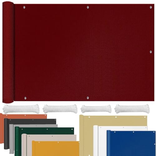 Sonnensegel Sonnenschutz Wasserdicht Groß Klein Mini Balkon Markisenstoffe Meterware schattentuch für Garten Terrasse Balkon Sonnenschutz 0.8x1.2m Rotwein Sonnensegel Sonnenschutz Wasserdicht Groß Klein Mini Balkon Markisenstoffe Meterware schattentuch für Garten Terrasse Balkon Sonnenschutz 0.8x1.2m Rotwein von HUAXIQUE