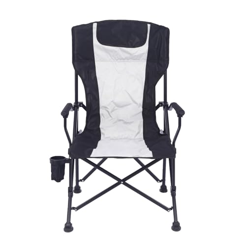 HUAYUSEDF Armlehne, hohe Rückenlehne, Strand, Outdoor, Klappstühle, tragbar, Campingstuhl, faltbar, Mittagspause, Outdoor, Lounge-Stühle von HUAYUSEDF
