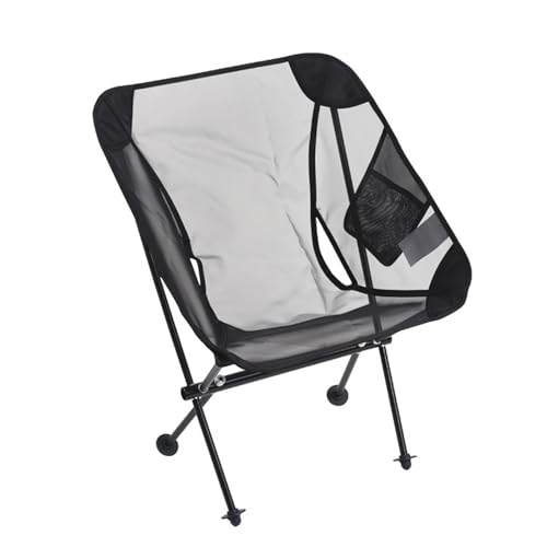 HUAYUSEDF Black Beach Grassland Outdoor Klappstühle Tragbar und Faltbar Grasland Campingstuhl Schwarz Leichte Camping Outdoor Lounge Stühle von HUAYUSEDF