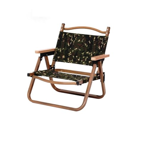 HUAYUSEDF Camouflage Freizeit Camping Outdoor Klappstühle Tragbar und Faltbar Strand Camping Stuhl Leicht Grasland Outdoor Lounge Stühle von HUAYUSEDF
