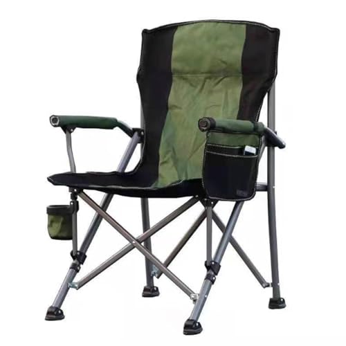 HUAYUSEDF Handlauf Freizeit Camping Outdoor Klappstühle Tragbarer Strand Camping Stuhl Tragbar Faltbar Wild Angeln Outdoor Lounge Stühle von HUAYUSEDF
