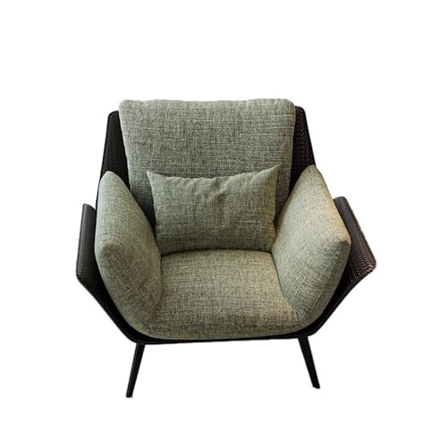 HUAYUSEDF Italienischer minimalistischer grüner Sitzsack für Wohnzimmer, Hotel, lässiger Schlafzimmer- Sessel, kreativer Balkon-Sofa-Stuhl von HUAYUSEDF