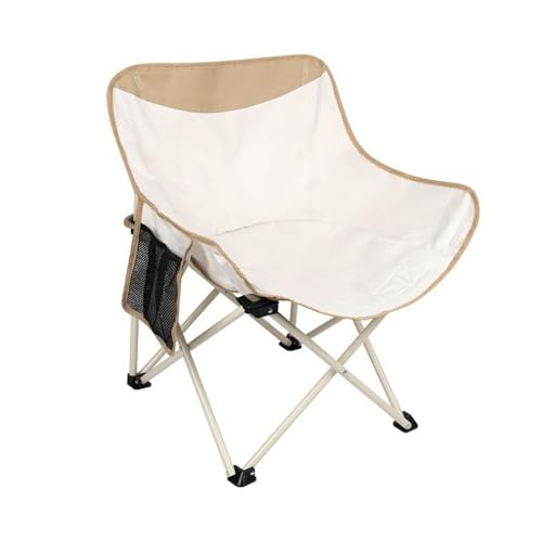 HUAYUSEDF Khaki Freizeit Camping Outdoor Klappstühle Tragbar und Faltbar Strand Camping Stuhl Leicht Grasland Outdoor Lounge Stühle von HUAYUSEDF