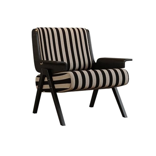 HUAYUSEDF Schwarze Armlehnen Schwarz und Weiß Streifen Wohnzimmer Empfangsbereich Sitzsack Stuhl Casual Schlafzimmer Lounge Sessel Kreativer Balkon Sofasitz HUAYUSEDF Schwarze Armlehnen Schwarz und Weiß Streifen Wohnzimmer Empfangsbereich Sitzsack Stuhl Casual Schlafzimmer Lounge Sessel Kreativer Balkon Sofasitz von HUAYUSEDF