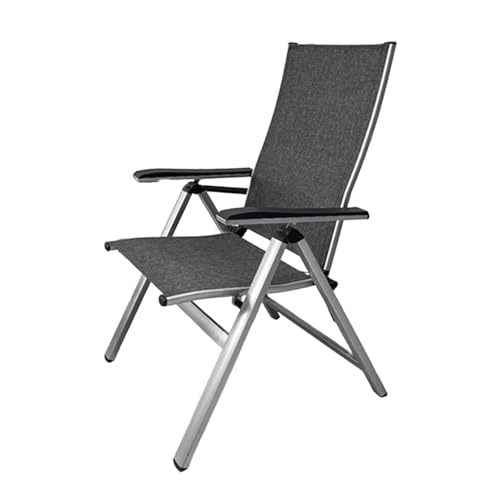 HUAYUSEDF Tragbarer, faltbarer Campingstuhl für den Außenbereich, leicht, Angeln, Campingstuhl mit Armlehnen, stabiler Strandstuhl, Outdoor-Lounge-Stuhl von HUAYUSEDF