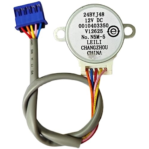 HUAYUWA 24BYJ48 12V DC Schrittmotor Kompatibel mit Haier Leader Klimaanlage Ersatz Lüftermotor Reduzierung Getriebemotor HUAYUWA 24BYJ48 12V DC Schrittmotor Kompatibel mit Haier Leader Klimaanlage Ersatz Lüftermotor Reduzierung Getriebemotor von HUAYUWA