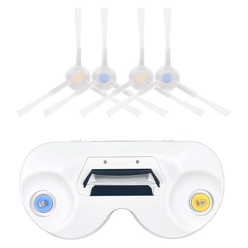 HUAYUWA Staubsaugerzubehör-Kit kompatibel mit Narwal J1 J2, Kehrroboter Saugroboter und Wischmoppreiniger Ersatzteile (1 Seitenbürstenmodul + 4 Seitenbürsten) von HUAYUWA