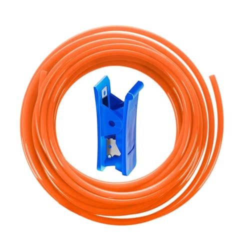 HUAZIZ 12 Meter PU Pneumatikschlauch Pneumatic Polyurethane Schlauch Flexibel Druckluftschlauch Außen 10 mm x Innen 6,5mm Orange+1 x Schlauchschneider HUAZIZ 12 Meter PU Pneumatikschlauch Pneumatic Polyurethane Schlauch Flexibel Druckluftschlauch Außen 10 mm x Innen 6,5mm Orange+1 x Schlauchschneider von HUAZIZ
