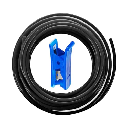 HUAZIZ 12 Meter PU Pneumatikschlauch Pneumatic Polyurethane Schlauch Flexibel Druckluftschlauch Außen 12 mm x Innen 8mm Schwarz+1 x Schlauchschneider HUAZIZ 12 Meter PU Pneumatikschlauch Pneumatic Polyurethane Schlauch Flexibel Druckluftschlauch Außen 12 mm x Innen 8mm Schwarz+1 x Schlauchschneider von HUAZIZ