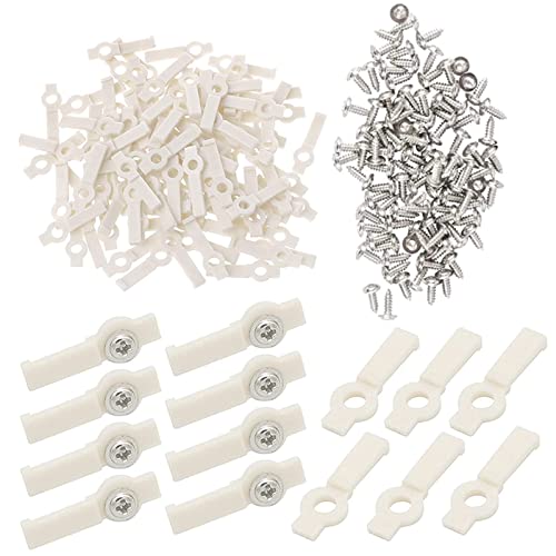 HUAZIZ 200 Stück Weiß Led Stripes Clips Licht Montagehalterung Lichtleiste Halterung Befestigung Led streifen befestigen Kunststoff Befestigungsclips mit 200 PCS Schrauben für Led Stripes HUAZIZ 200 Stück Weiß Led Stripes Clips Licht Montagehalterung Lichtleiste Halterung Befestigung Led streifen befestigen Kunststoff Befestigungsclips mit 200 PCS Schrauben für Led Stripes von HUAZIZ