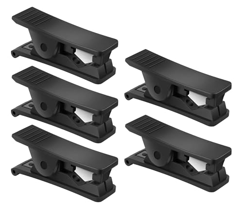 HUAZIZ 5 Stück PVC-Rohrschneider, Nylon Rohrschneider Kunststoff, pneumatischer Schlauchschneider, Rohrschneider Kunststoff Schlauchschneider für bis zu 19 mm OD PU PE Rohr, Schwarz HUAZIZ 5 Stück PVC-Rohrschneider, Nylon Rohrschneider Kunststoff, pneumatischer Schlauchschneider, Rohrschneider Kunststoff Schlauchschneider für bis zu 19 mm OD PU PE Rohr, Schwarz von HUAZIZ
