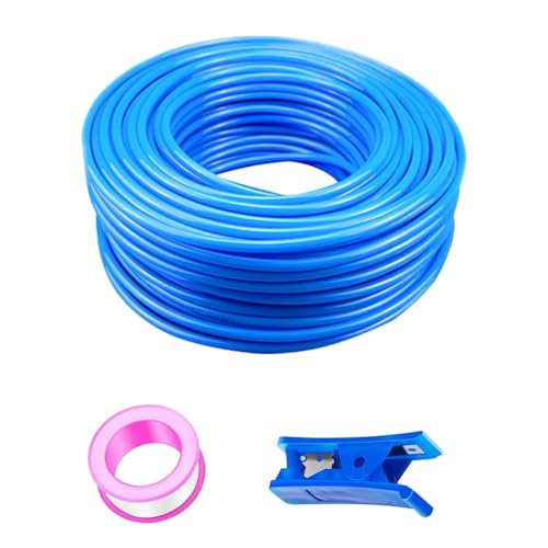 HUAZIZ 50 m Blau PU Pneumatikschlauch, Pneumatic Polyurethane Schlauch, Flexibel Druckluftschlauch, Außen 6 mm x Innen 4 mm + 1 Stück Blau Schlauchcutter +1Stück Rosa Teflonband HUAZIZ 50 m Blau PU Pneumatikschlauch, Pneumatic Polyurethane Schlauch, Flexibel Druckluftschlauch, Außen 6 mm x Innen 4 mm + 1 Stück Blau Schlauchcutter +1Stück Rosa Teflonband von HUAZIZ