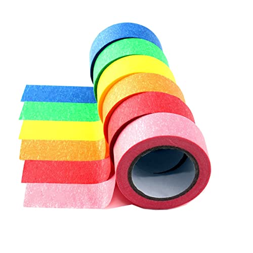 HUAZIZ Regenbogen Farbe Washi Tape farbiges masking tape DIY Handwerk Papier Dekrativer Klebeband Bastelband für Kinder Lehrer Arts Lab Labeling Maler Planner 6 Rollen * 20 m * 30 mm HUAZIZ Regenbogen Farbe Washi Tape farbiges masking tape DIY Handwerk Papier Dekrativer Klebeband Bastelband für Kinder Lehrer Arts Lab Labeling Maler Planner 6 Rollen * 20 m * 30 mm von HUAZIZ