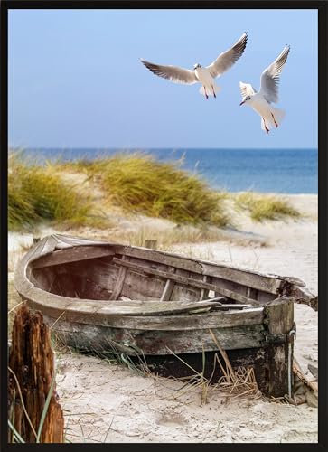 HUBDECO Bild Wanddekoration Poster - Hochwertiges Poster gedruckt auf 200g/m2 Posterpapier - Tolle Zimmerdekoration - Schlafzimmer Bilder - Ohne Ramen - 40x30cm - Ostsee HUBDECO Bild Wanddekoration Poster - Hochwertiges Poster gedruckt auf 200g/m2 Posterpapier - Tolle Zimmerdekoration - Schlafzimmer Bilder - Ohne Ramen - 40x30cm - Ostsee von HUBDECO