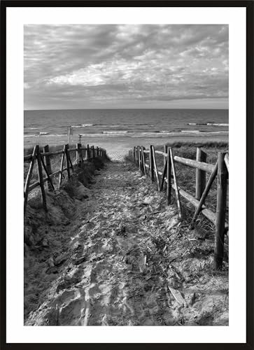 HUBDECO Bild Wanddekoration Poster - Hochwertiges Poster gedruckt auf 200g/m2 Posterpapier - Tolle Zimmerdekoration - Schlafzimmer Bilder - Ohne Ramen - 40x30cm - Ostseestrand HUBDECO Bild Wanddekoration Poster - Hochwertiges Poster gedruckt auf 200g/m2 Posterpapier - Tolle Zimmerdekoration - Schlafzimmer Bilder - Ohne Ramen - 40x30cm - Ostseestrand von HUBDECO