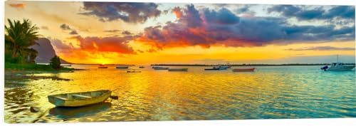 HUBDECO Leinwand Bild Panorama Wohnzimmer - Leinwandbild - Bild auf Leinwand - Tolle Zimmerdekoration - Schlafzimmer Bilder - Bilder, Poster, Kunstdrucke - 120x40cm - Modell 58 HUBDECO Leinwand Bild Panorama Wohnzimmer - Leinwandbild - Bild auf Leinwand - Tolle Zimmerdekoration - Schlafzimmer Bilder - Bilder, Poster, Kunstdrucke - 120x40cm - Modell 58 von HUBDECO