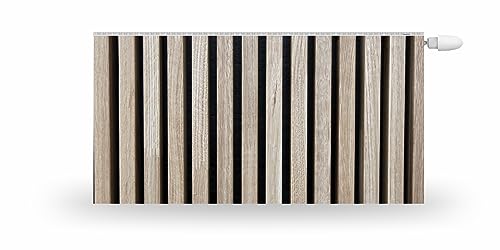 HUBDECO Magnetische Heizkörperverkleidung - 160x60 cm - Magnet Heizkörperabdeckung - Motiv Helles Holz - Wasserdicht Erhöhte Abriebfestigkeit Paneel-Heizkörperabdeckung HUBDECO Magnetische Heizkörperverkleidung - 160x60 cm - Magnet Heizkörperabdeckung - Motiv Helles Holz - Wasserdicht Erhöhte Abriebfestigkeit Paneel-Heizkörperabdeckung von HUBDECO