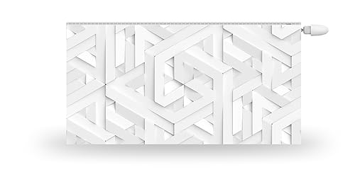 HUBDECO Magnetische Heizkörperverkleidung - 160x60 cm - Magnet Heizkörperabdeckung - Motiv Weißes Mosaik - Wasserdicht Erhöhte Abriebfestigkeit Paneel-Heizkörperabdeckung HUBDECO Magnetische Heizkörperverkleidung - 160x60 cm - Magnet Heizkörperabdeckung - Motiv Weißes Mosaik - Wasserdicht Erhöhte Abriebfestigkeit Paneel-Heizkörperabdeckung von HUBDECO