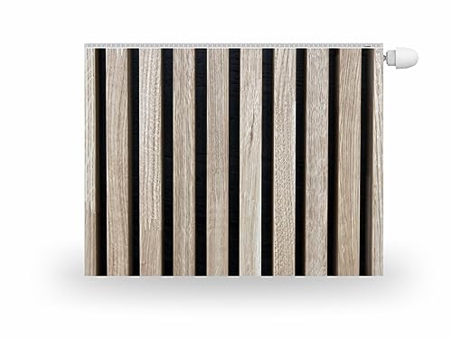 HUBDECO Magnetische Heizkörperverkleidung - 80x60 cm - Magnet Heizkörperabdeckung - Motiv Helles Holz - Wasserdicht Erhöhte Abriebfestigkeit Paneel-Heizkörperabdeckung HUBDECO Magnetische Heizkörperverkleidung - 80x60 cm - Magnet Heizkörperabdeckung - Motiv Helles Holz - Wasserdicht Erhöhte Abriebfestigkeit Paneel-Heizkörperabdeckung von HUBDECO